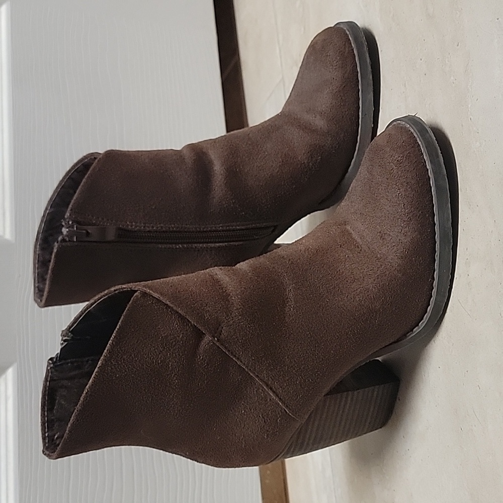 Tall Brown Booties